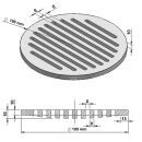 Grille de cendres ronde Ø 19 cm