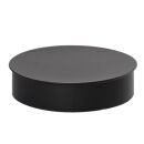Ø 180 mm - Ofenrohr Blindkappe Schwarz