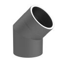 Ofenrohr doppelwandig Jeremias ISO-Line Winkel 45°