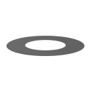 Ofenrohr doppelwandig Jeremias ISO-Line Wandrosette 85 mm