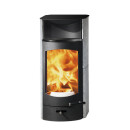 Kaminofen Austroflamm Flok 2.0 Speckstein / Warmhaltefach Keramik / Rauchrohranschluss hinten