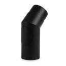 Ø 130 mm Coude à 45 ° avec trappe - Noir