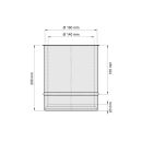 Ø 150 mm tuyau de poêle manchon double paroi long