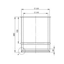 Ø 150 mm tuyau de poêle manchon double paroi long