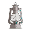 Lampe tempête à pétrole Feuerhand 276 Sparkling Iron