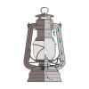 Sturmlaterne Feuerhand 276 Bronze