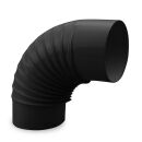 Ø 120 mm Ofenrohr Bogen gerippt 90° emailliert...