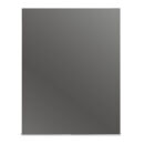 Plaque pare-étincelles Acier - Rectangle 1500 x 1000 mm Noir/Gris