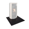 Plaque pare-étincelles Acier - Rectangle 1500 x 1000 mm Noir/Gris