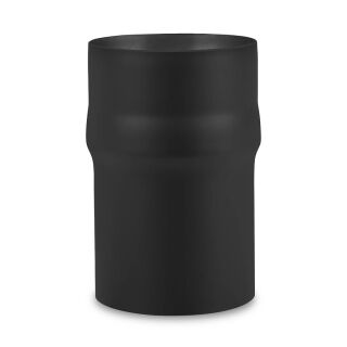 Tuyau de poêle Elargissement 120 mm > 130 mm Noir