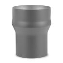 Tuyau de poêle Elargissement 120 mm > 150 mm Gris