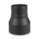 Ofenrohr Reduzierung 160 mm > 120 mm Schwarz