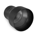 Ofenrohr Reduzierung 160 mm > 120 mm Schwarz