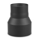 Ofenrohr Reduzierung 160 mm > 120 mm Schwarz