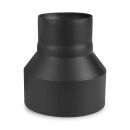Ofenrohr Reduzierung 180 mm > 120 mm Schwarz