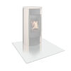 Funkenschutzplatte Glas Quadrat 100 x 100 x 0,6 cm