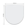 Plaque pare-étincelles Verre - Plein cintre 1000 mm x 1000 mm