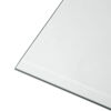 Plaque pare-étincelles Verre - Plein cintre 1200 mm x 1000 mm