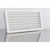 Grille de ventilation avec lamelles rigides Blanc