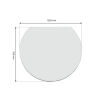 Plaque pare-étincelles Verre - Segment - 1050 mm x 1200 mm