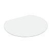 Plaque pare-étincelles Verre - Segment - 1050 mm x 1200 mm