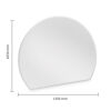 Plaque pare-étincelles Verre - Segment - 1050 mm x 1200 mm