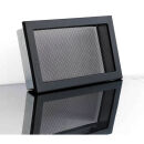 Grille de ventilation avec gaze métallique Noir