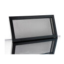 Grille de ventilation avec gaze métallique Noir