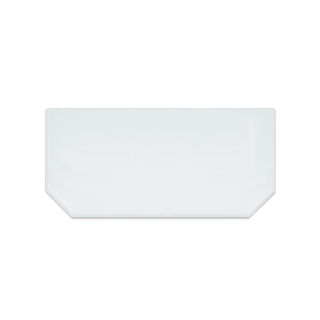 Plaque pare-étincelles Verre - Plaque devant - Hexagone - 500 mm x 1000 mm