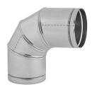 Ø 125 mm Tuyau de ventilation Coude ajustable 0 -...