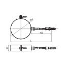 Ø 160 mm Rohrschelle Edelstahl mit Stockschraube