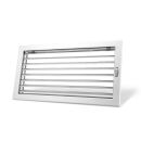 Grille de ventilation avec lamelles flexibles Blanc 450 x 240 mm