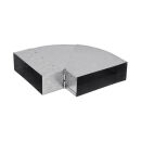 Conduit plat Coude ajustable 45° - 90° horizontal