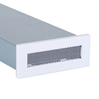 Grille de ventilation pour conduit plat Blanc