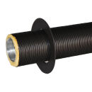 Ø 100 mm Rosette pour Tuyau flexible isolé Noir