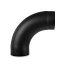 Ø 150 mm Coude à 90 ° forme pleine - Noir