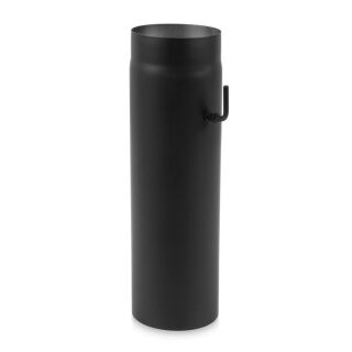 Ø 130 mm Tube droit 50 cm avec Clé de tirage Noir