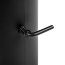 Ø 150 mm Tube droit 100 cm avec clé de tirage Noir