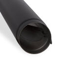Ø 150 mm Tube droit 100 cm avec clé de tirage Noir