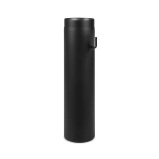 Ø 200 mm - Ofenrohr 50 cm mit Drosselklappe Schwarz