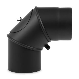 Ø 160 mm Coude 0 - 90 ° pivotant - Noir