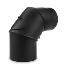 Ø 160 mm Coude 0 - 90 ° pivotant - Noir