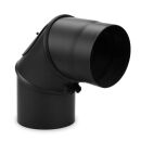 Ø 160 mm Coude 0 - 90 ° pivotant - Noir