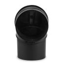 Ø 160 mm Coude 0 - 90 ° pivotant - Noir