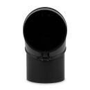 Ø 160 mm Coude 0 - 90 ° pivotant - Noir