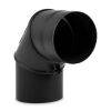 Ø 160 mm Coude 0 - 90 ° pivotant - Noir