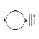 Ø 250 mm Collier de fixation pour tuyau - Noir
