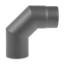 Ø 120 mm Coude à 90 ° - Gris fonte