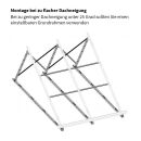 Schrägdachaufständerung 58/30 AL für 30...
