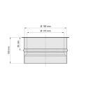 Ø 180 mm Raccord double paroi
